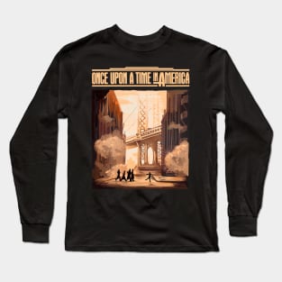 Once Upon a Time in America Illustration Long Sleeve T-Shirt